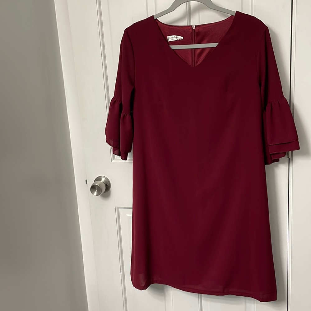 Maroon dress